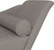 vidaXL - Chaise - longue - met - kussens - stof - taupe