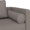 vidaXL - Chaise - longue - met - kussens - stof - taupe