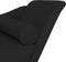 vidaXL - Chaise - longue - met - kussens - stof - zwart