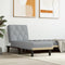 vidaXL - Chaise - longue - stof - lichtgrijs