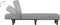 vidaXL - Chaise - longue - stof - lichtgrijs