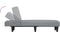 vidaXL - Chaise - longue - stof - lichtgrijs