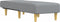 vidaXL - Chaise - longue - stof - lichtgrijs