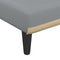 vidaXL - Chaise - longue - stof - lichtgrijs