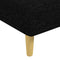 vidaXL - Chaise - longue - stof - zwart