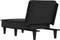 vidaXL - Chaise - longue - stof - zwart