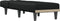 vidaXL - Chaise - longue - stof - zwart