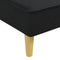 vidaXL - Chaise - longue - stof - zwart