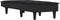vidaXL - Chaise - longue - stof - zwart
