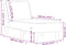 vidaXL - Chaise - longue - stof - zwart
