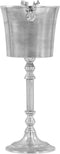 vidaXL - Champagnekoeler - 39x29x71 - cm - massief - aluminium - zilverkleurig