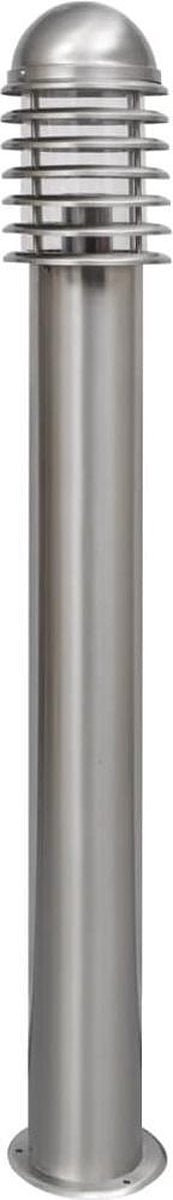 vidaXL Cilindervormige RVS LED tuinlamp