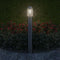 vidaXL Cilindervormige RVS LED tuinlamp