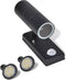 vidaXL Cilindervormige RVS LED wandlamp met bewegingssensor zwart