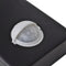 vidaXL Cilindervormige RVS LED wandlamp met bewegingssensor zwart