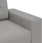 vidaXL - Cloud - Grey - Stof, - Hout - Middelgroot - Zit - Veel - Cloud - Grey - Loveseat