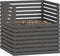 vidaXL - Compostbak - 100x100x102 - cm - massief - grenenhout - grijs