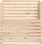 vidaXL - Compostbak - 100x100x102 - cm - massief - grenenhout