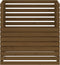 vidaXL - Compostbak - 100x100x102 - cm - massief - grenenhout - honingbruin
