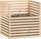 vidaXL - Compostbak - 100x100x102 - cm - massief - grenenhout