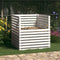 vidaXL - Compostbak - 100x100x102 - cm - massief - grenenhout - wit