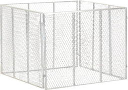 vidaXL - Compostbak - 100x100x77 - cm - gegalvaniseerd - staal