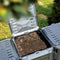vidaXL - Compostbak - 1600 - L - zwart