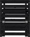 vidaXL - Compostbak - 63,5x63,5x77,5 - cm - massief - grenenhout - zwart