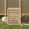 vidaXL - Compostbak - 63,5x63,5x77,5 - cm - massief - grenenhout
