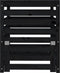 vidaXL - Compostbak - 63,5x63,5x77,5 - cm - massief - grenenhout - zwart