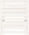 vidaXL - Compostbak - 63,5x63,5x77,5 - cm - massief - grenenhout - wit
