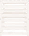 vidaXL - Compostbak - 63,5x63,5x77,5 - cm - massief - grenenhout - wit