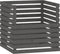 vidaXL - Compostbak - 80x80x78 - cm - massief - grenenhout - grijs