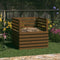 vidaXL - Compostbak - 80x80x78 - cm - massief - grenenhout - honingbruin