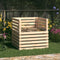 vidaXL - Compostbak - 80x80x78 - cm - massief - grenenhout