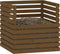 vidaXL - Compostbak - 80x80x78 - cm - massief - grenenhout - honingbruin