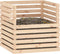 vidaXL - Compostbak - 80x80x78 - cm - massief - grenenhout