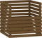 vidaXL - Compostbak - 80x80x78 - cm - massief - grenenhout - honingbruin