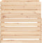 vidaXL - Compostbak - 80x80x78 - cm - massief - grenenhout