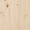 vidaXL - Compostbak - 82,5x82,5x99,5 - cm - massief - grenenhout