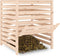 vidaXL - Compostbak - 82,5x82,5x99,5 - cm - massief - grenenhout