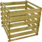 vidaXL - Compostbak - gelat - vierkant - 0,54 - m³ - hout