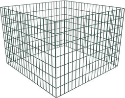 vidaXL - Compostbak - vierkant - 100x100x70 - cm - mesh