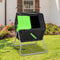 vidaXL - Composteertrommel - 105 - L - 60x58x74 - cm - polypropeen