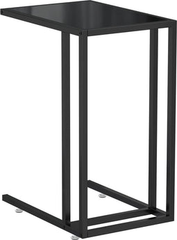 vidaXL - Computer - bijzettafel - 50x35x65 - cm - gehard - glas - zwart
