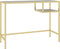 vidaXL - Computerbureau - 100x36x74 - cm - gehard - glas - zwartmarmerkleurig