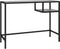 vidaXL - Computerbureau - 100x36x74 - cm - gehard - glas - zwartmarmerkleurig