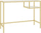 vidaXL - Computerbureau - 100x36x74 - cm - gehard - glas - transparant