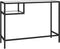 vidaXL - Computerbureau - 100x36x74 - cm - glas - transparant