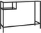 vidaXL - Computerbureau - 100x36x74 - cm - glas - zwart